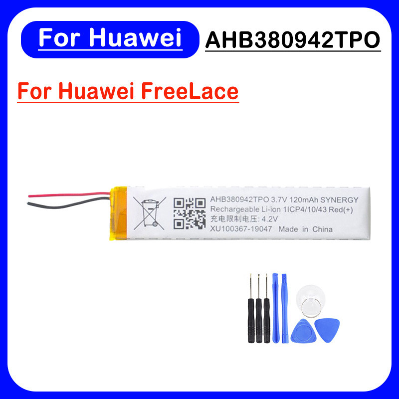 New AHB380942TPO 120mAh Battery For Huawei FreeLace CM70-C FreeLace Pro M0002 Wireless Bluetooth