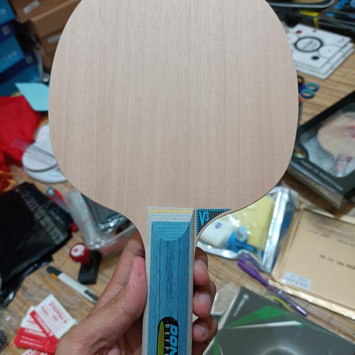SAVVYSTYLESE// KAYU TENIS MEJA DONIC DEFPLAY SENSO V3 ORIGINAL