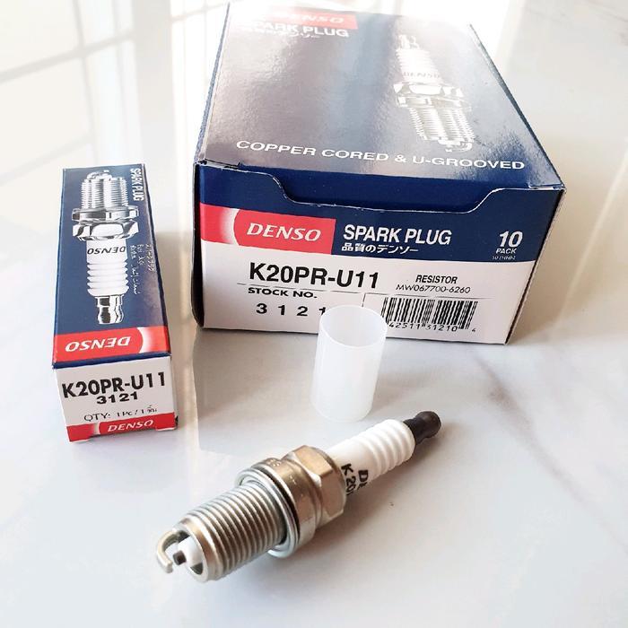 Busi K20Pru11 K20Pru-11 Denso Cocok Untuk Apv / Swift / Yaris / Jazz / Vios / Brio Terpercaya