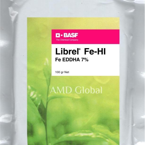 Moonieshopline Librel Fe Hi Pupuk Fe Eddha 7% Basf Isi 100 Gram