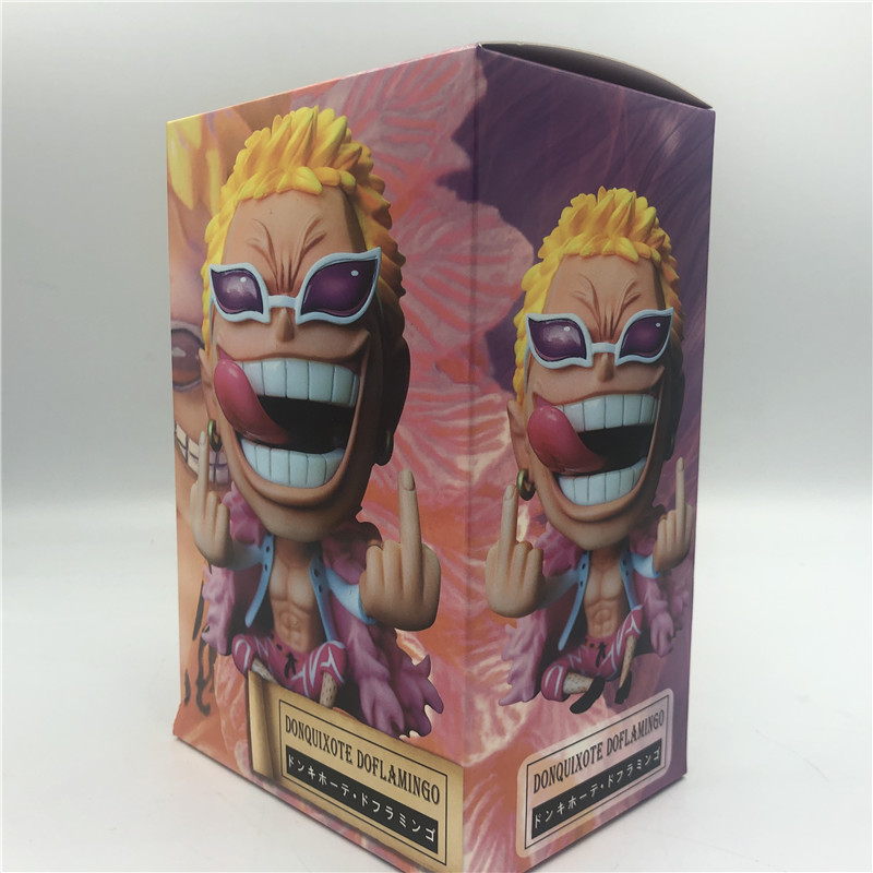 Naa One Piece Donquixote Doflamingo Q Sitting Despise Ver. PVC Figures OP Luffy Zoro Ace Sanji Robin