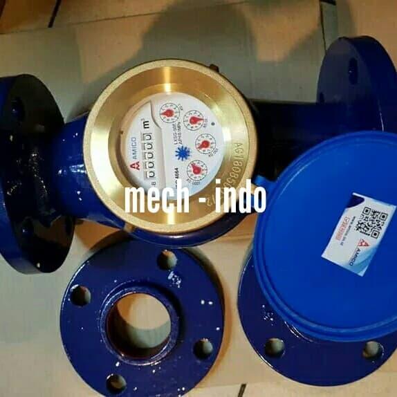 Meteran Air Kuningan Flange 2 Inci