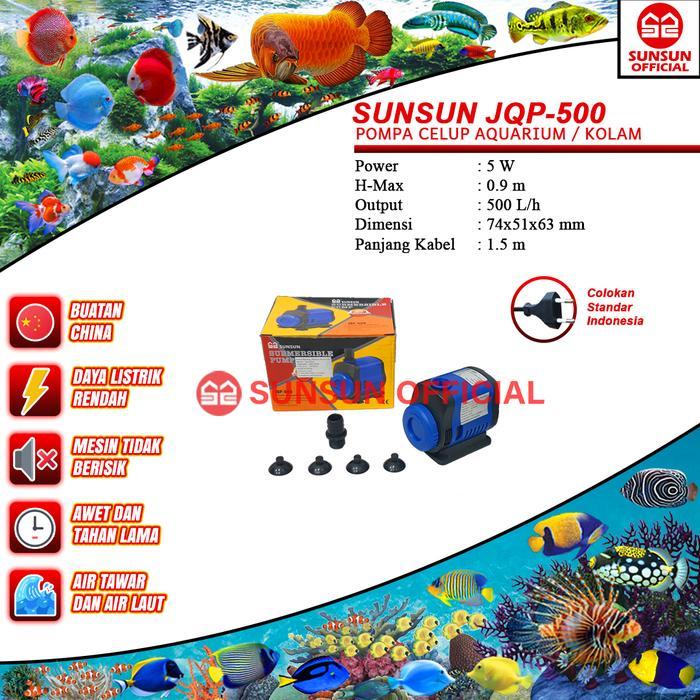 SUNSUN JQP 500/1000/1500/2500/3000/3500 Series Pompa Celup Aquarium