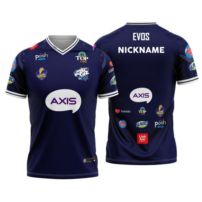 Premium JERSEY KAOS BAJU GAMING EVOS ESPORTS 2021