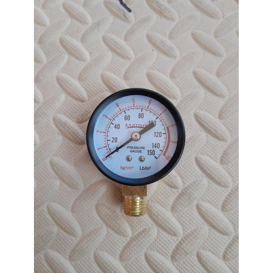 Ampere Angin Kompresor Pressure Gauge Kompresor 1/4-Y50 JF