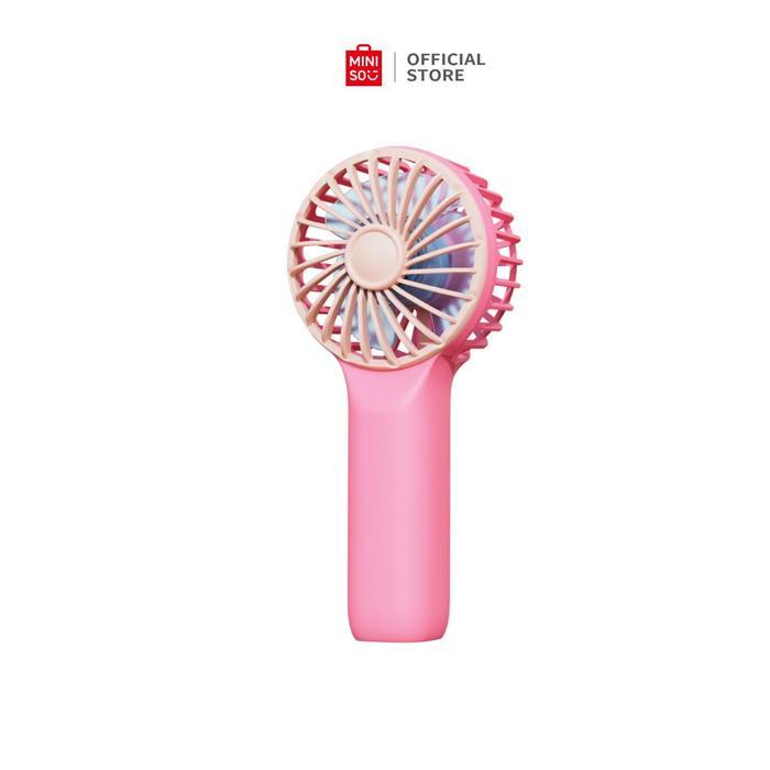 Miniso Kipas Angin Mini Portable Kipas Genggam Kecil Usb Warna Kipas Tangan Kipas Portable
