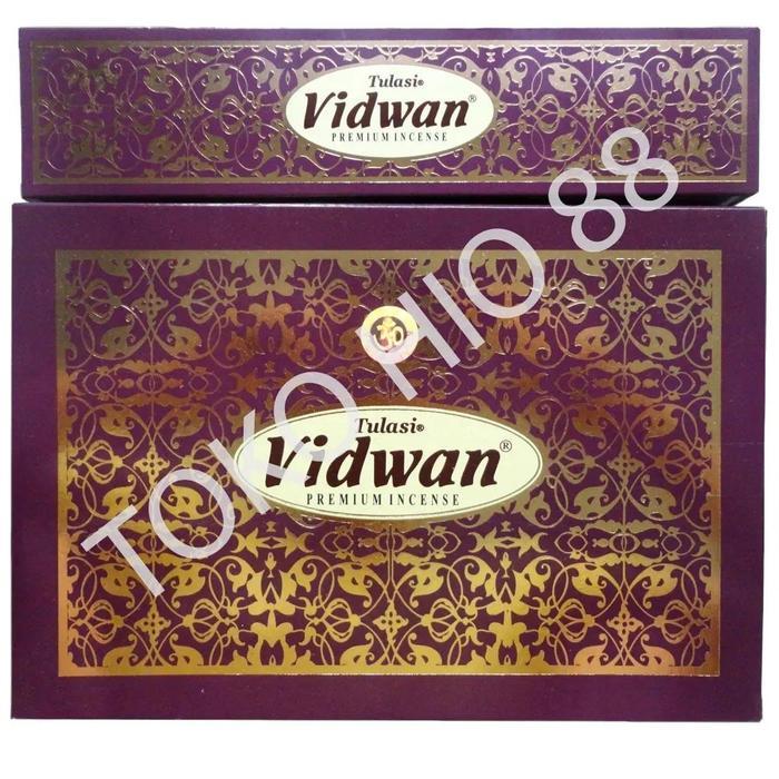 ` Hio / Dupa India Wangi Merk Tulasi Vidwan Incense Sticks Aromateraphy