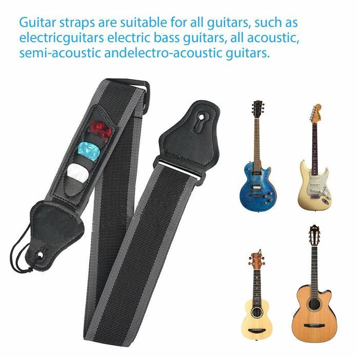 Dayung Sabuk Gitar/Tali Gitar Listrik/Untuk Gitar Akustik/Elektrik/Bas