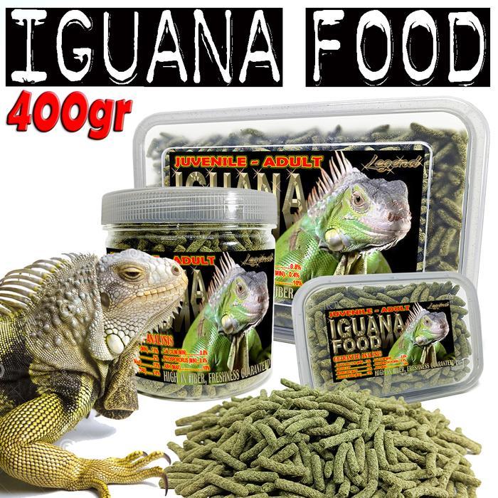 Promo 400Gr Makanan Iguana Food Pellet Iguana Pakan Reptile Pelet Rumput Iguana Hijau