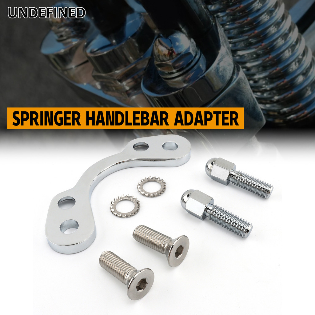 MOTORCYCLE SPRINGER HANDLEBAR TREE ADAPTER TOP CLAMP 4.75" TO 3.5" RISER RISER FOR HARLEY BOBBER