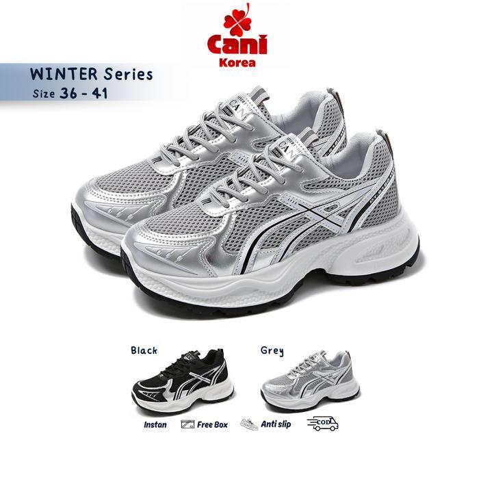 Stock SaleCanikorea Winter Sepatu Sneakers Wanita Casual Sepatu Aestetic Outdoor Sneakers Korean
