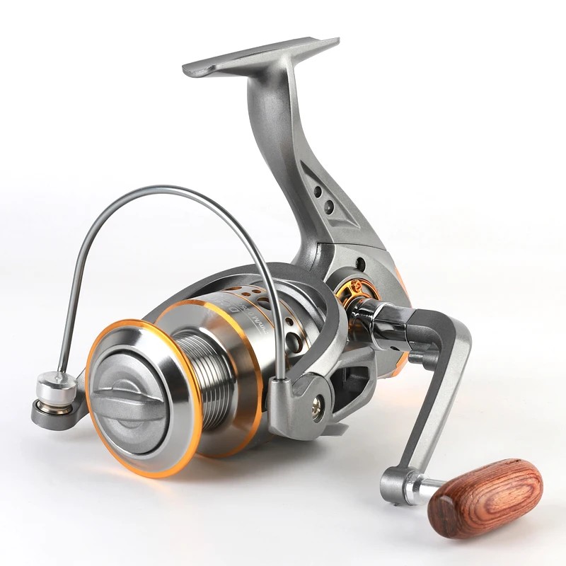 DC 1000~7000 Series,5.2:1 Gear Ratio,26LB Max Drag,CNC Metal Spool,Spinning Fishing Reel,For