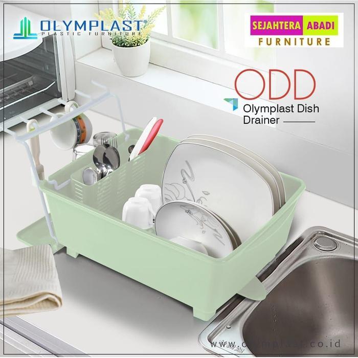 Olymplast Dish Drainer/ Dryer Rak Piring ODD Olymplast Rak dapur rak piring rak gelas rak sendok