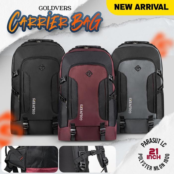 Eiger - Tas Ransel Gunung 60L Tas Ransel Jumbo Goldvers Original Pria