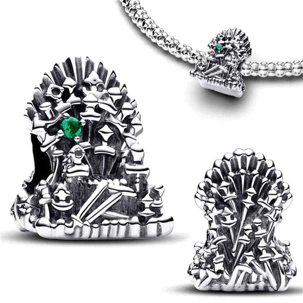 Disney Wolf Dragon Seat Series Ring Earrings Necklace Pendant Beads Fit Charm Bracelet 925Silver
