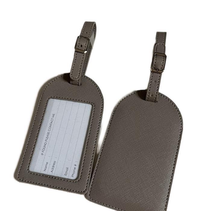 BISA COD LUGGAGE TAG BAG TAG LEATHER LUGGAGE TAG