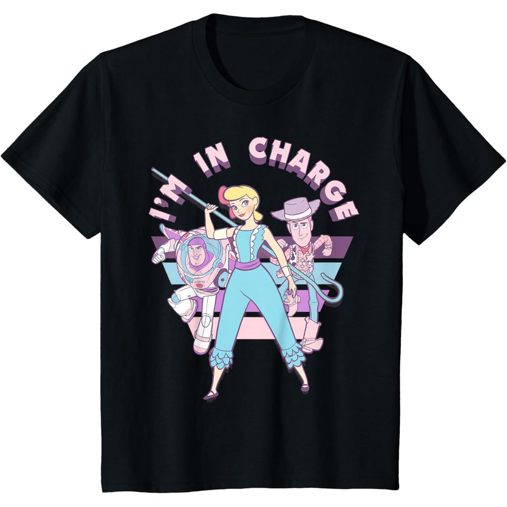 Amber's Kaos Anak dan Dewasa 24s Disney Pixar Toy Story Little Bo Peep I'm in Charge T-Shirt Catton 