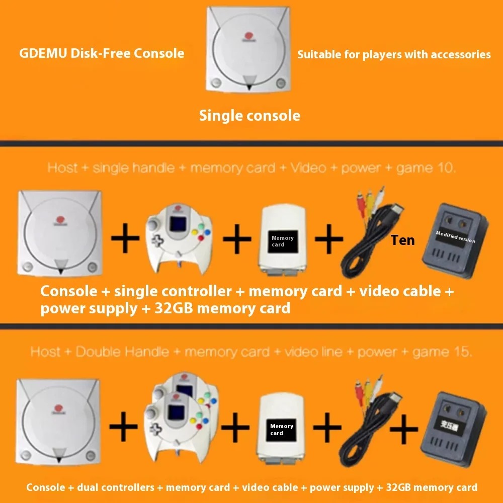 Dreamcast Dc Original Retro Gaming Console Gdemu Dreamcast Dc Gaming Console Hard Disk Gaming