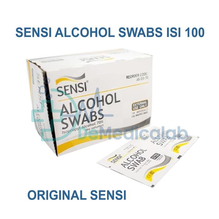 ALCOHOL SWAB SENSI ISI 100 ALCOHOL PAD ALKOHOL