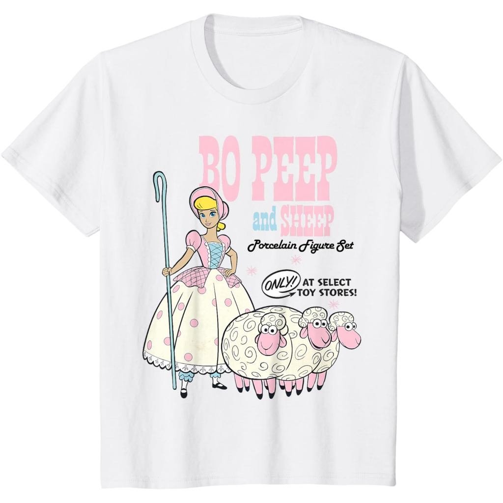 Renia - Baju Kaos Anak dan Dewasa 24s Disney Pixar Toy Story 4 Bo Peep and Sheep Advertisement T-Shi