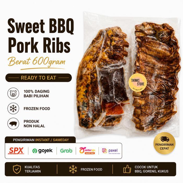 Bali Spicy BBQ Pork Ribs - Iga Bakar Spicy Bali