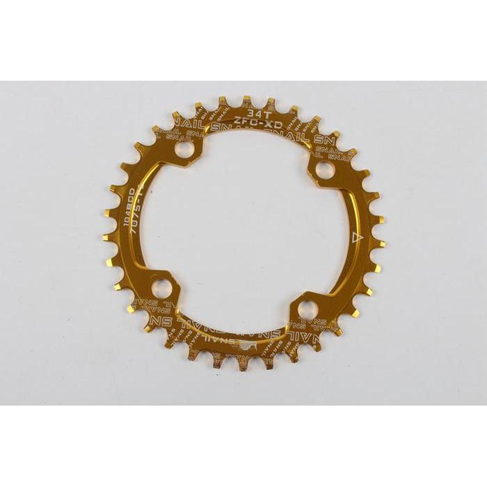 Snail Chainring 34T Bcd 104 Chain Ring Narrow Arm Crank Bcd 104Mm Sepeda