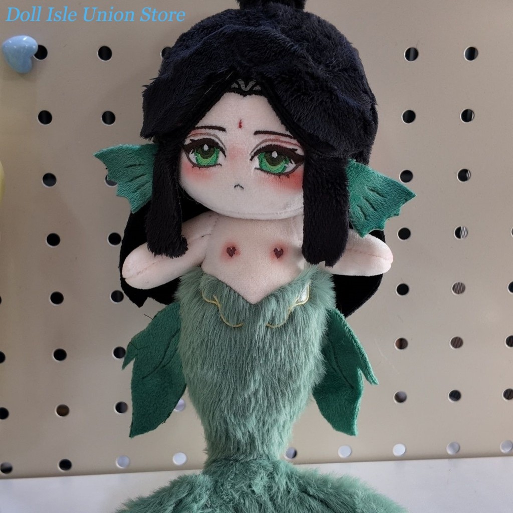 Anime Scum Villain Self Saving System Shen Qingqiu Kawaii 20cm Mermaid Body Cotton Doll Cartoon