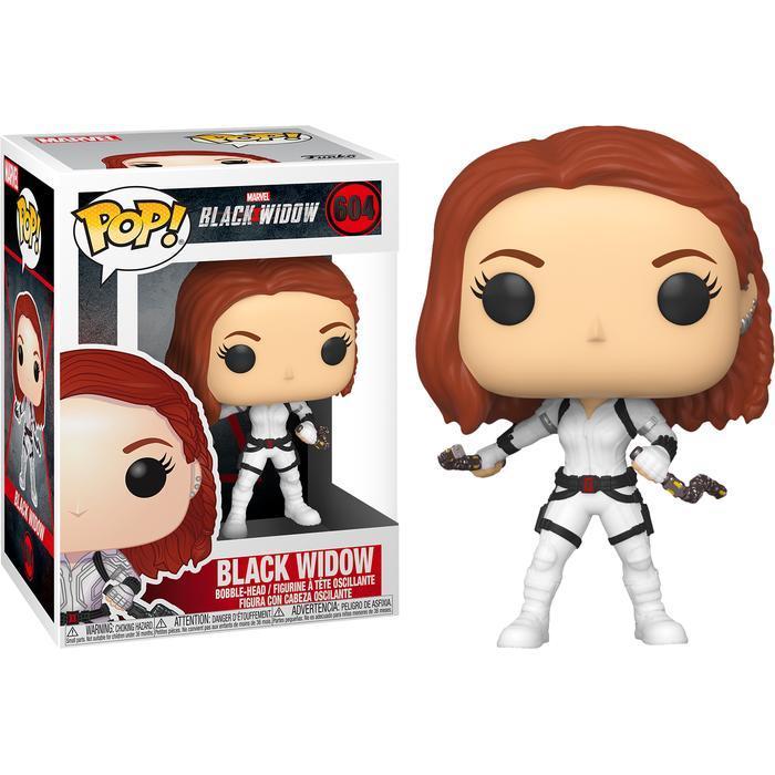HOT SALE FUNKO POP MARVEL - BLACK WIDOW 2020 - BLACK WIDOW IN WHITE SUIT #604 TERMURAH