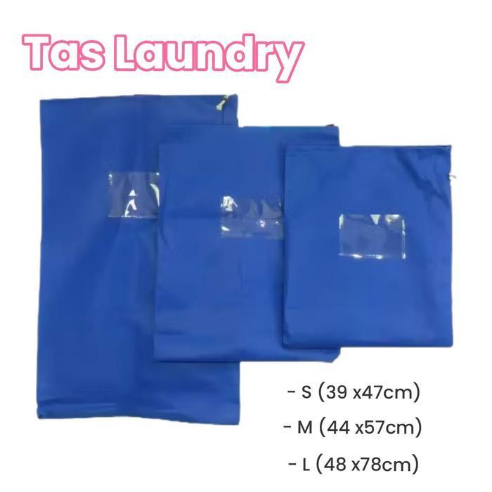 Tas Laundry Jumbo / Laundry Bag / Tas Laundry Tebal / Tas Laundry Besar / Tas Laundry Kain