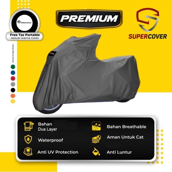 Sarung Motor Super Cover Outdoor Waterproof Honda Scoopy