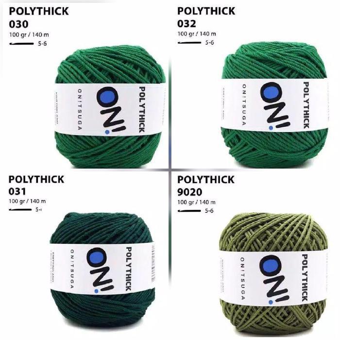Benang Rajut POLYTHICK ONITSUGA