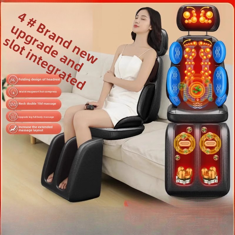 Massager, back, waist, cervical spine, multi-function full-body household kneading massager cushion 
