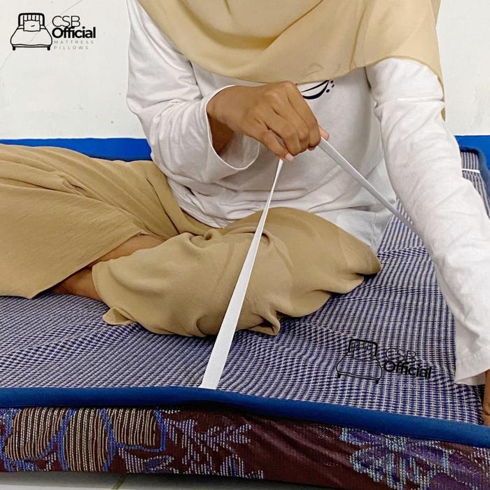 NEW CSB Matras Protector Kasur Busa 120 x 200 x 5 cm Topper Kasur Spring Bed Dilengkapi Karet