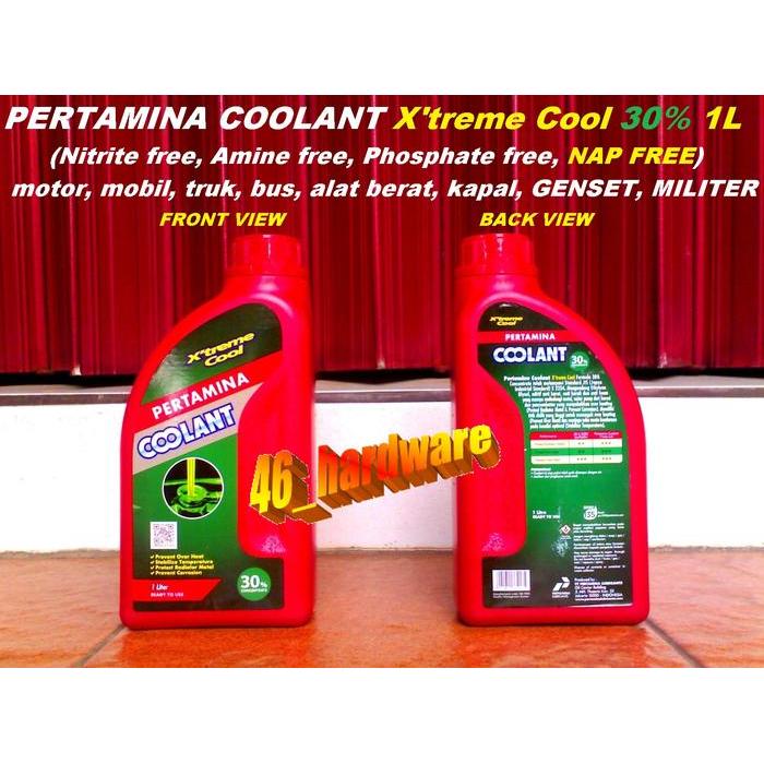 PERTAMINA COOLANT Air Radiator GREEN 1L Motor Mobil Truk Kapal Militer Engine Mesin