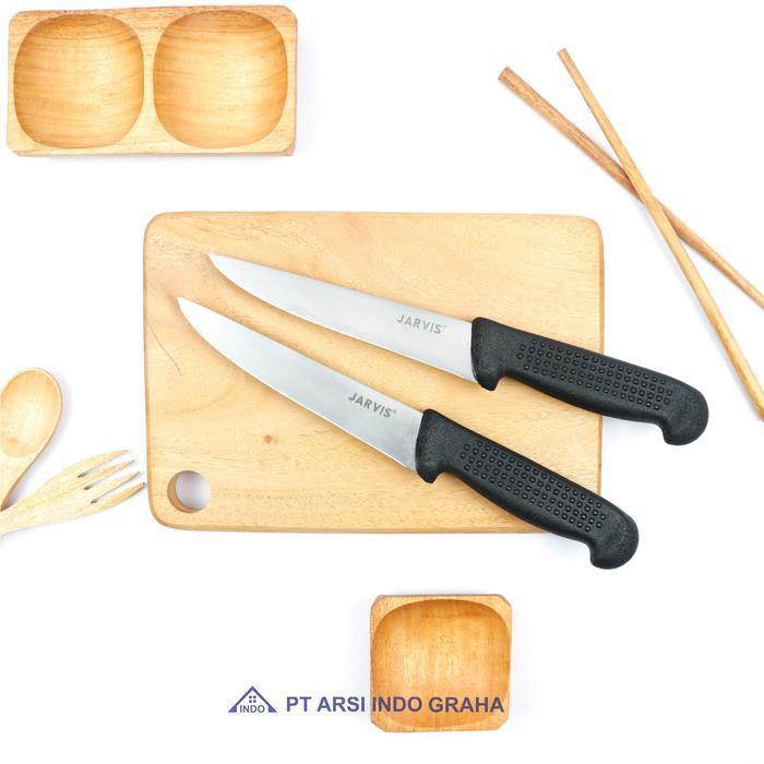 1401060 JARVIS 16 CM BUTCHER KNIFE WITH LATEST DESIGN NON-SLIP HANDLE Pisau Stainless