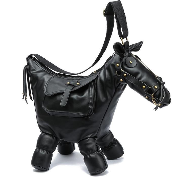 Tas Selempang Unik Kulit Pony Tas Bentuk Kuda Kulit Fashion Nyentrik Stylish Anti Pasaran Terbaru