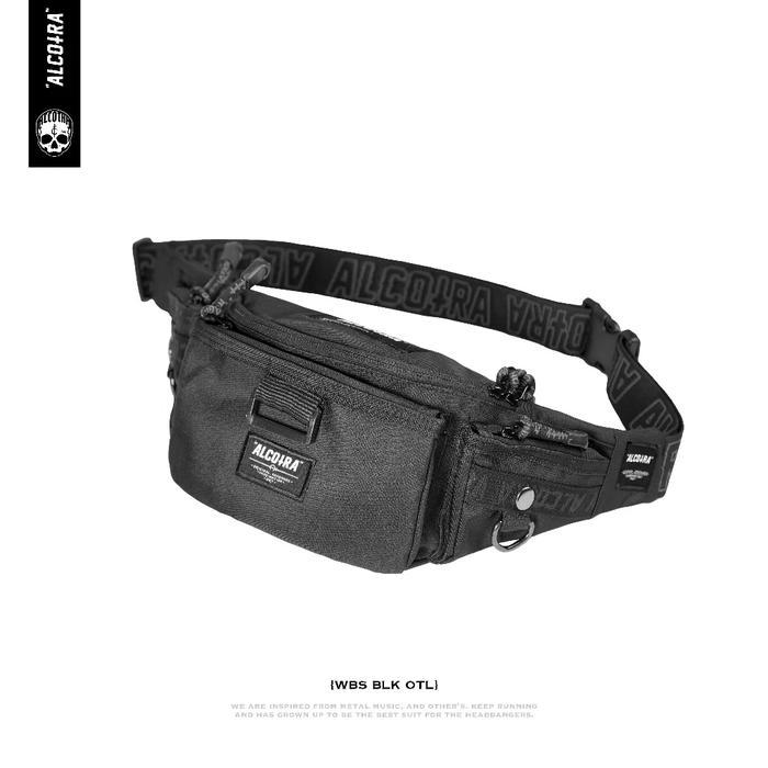 Wbs Blk Otl Waist Bag Small Black Outline Waist Bag Alcotra Original Alcotra Waist Bag Terbaru 