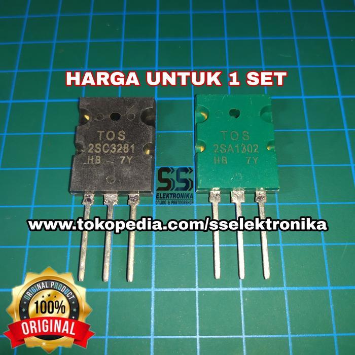 A1302 C3281 A1302-C3281 Transistor 2Sa1302 2Sc3281 Body Hitam Hijau Pasti Promo