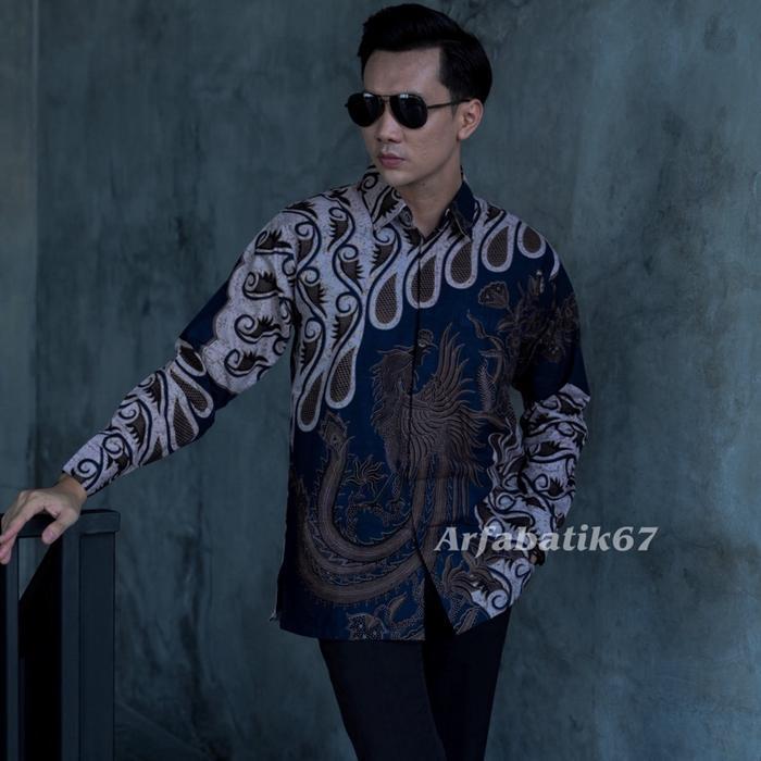 Parang Barong Kemeja Batik Pria Katun Solo Premium Lapis Tangan Panjang Dan Pendek Furing By