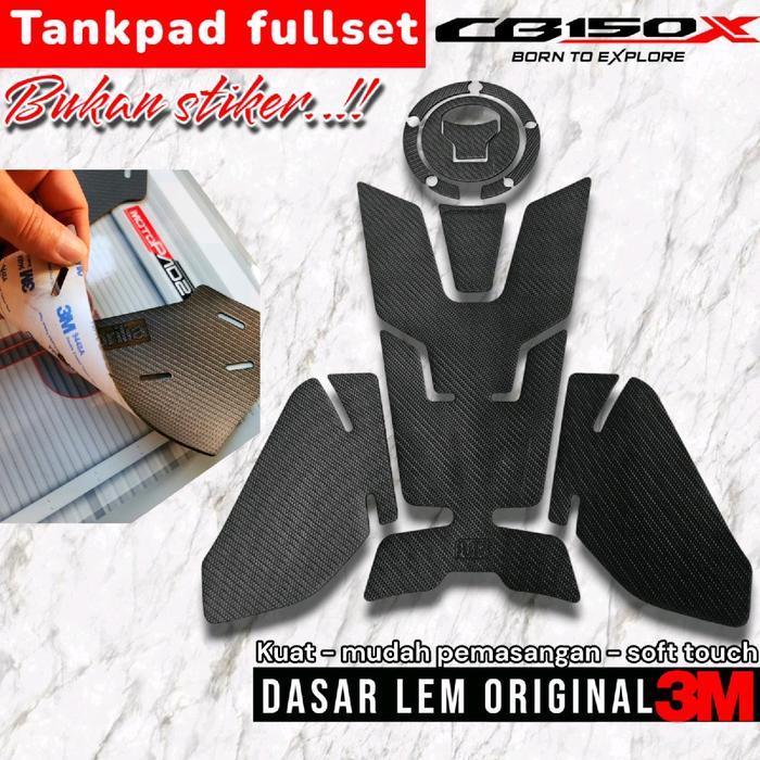 Ada Stok Tankpad CB150X Carbon Pattern