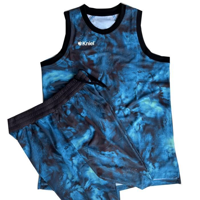 Jersey dan Celana Basket Premium Kniel - Smoke Edition