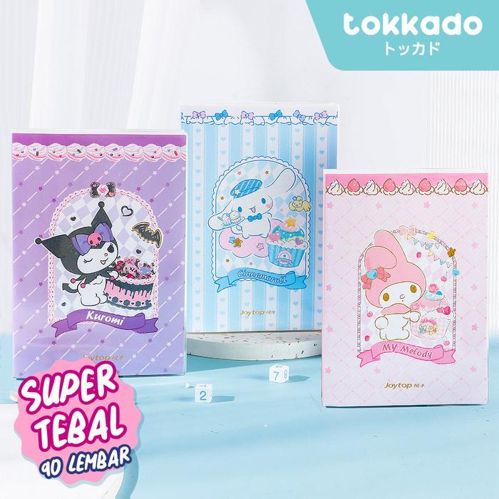 TOKKADO Sanrio Atsu Buku Catatan Notebook Besar Tebal B5 Sekolah Lucu