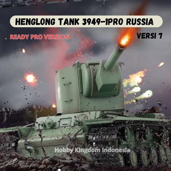 RC Heng Long Tank 3949-1 Russia KV-2 1/16 Scale 2.4Ghz