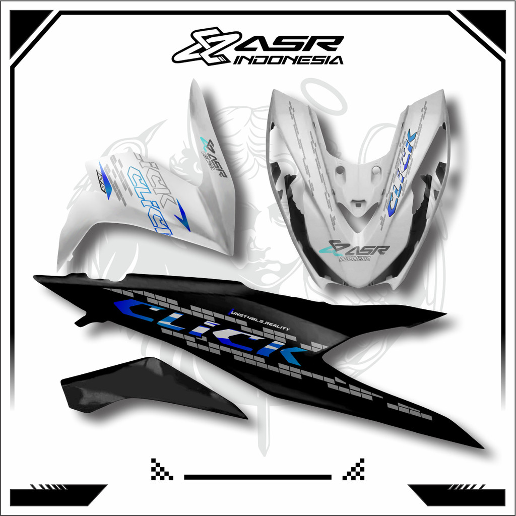 STRIPING TRANSPARAN HONDA BEAT DELUXE NVX