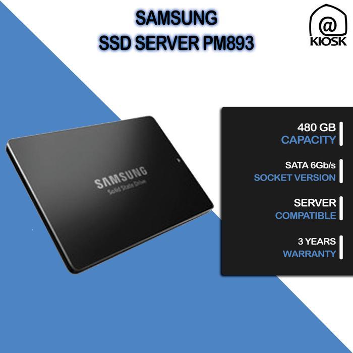 TERLARIS Samsung PM893 / 480GB / SSD Server / SATA 2.5" / Garansi 3 Tahun