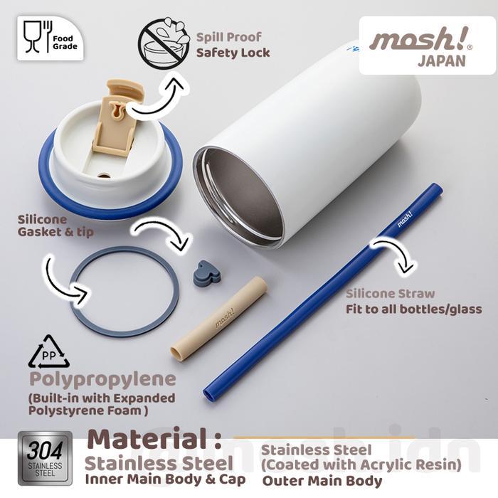 Mosh Straw Latte Tumbler 480Ml