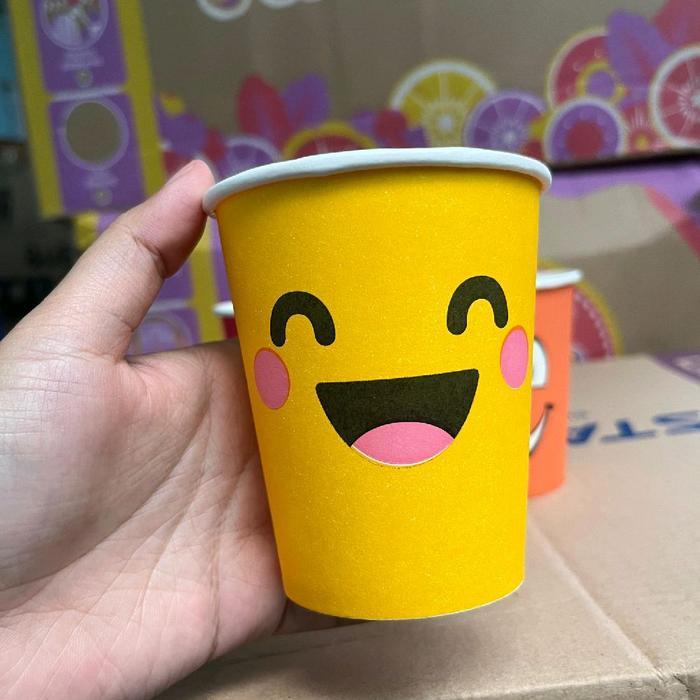 CUP PAPER 9OZ STARINDO MOTIF CUP KOPI CUP TAHAN PANAS