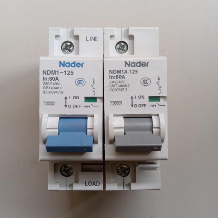TERLARIS MCB AC/DC Nader 100A 80V READY