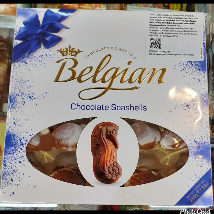 (PROMO) BELGIAN CHOCOLATE SEASHELLS-CHOCOLATE IMPORT