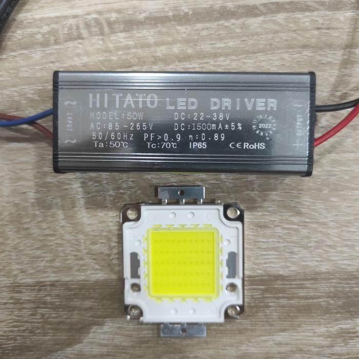 Led Driver Travo 50W + Chip Modul led 50 Watt Set